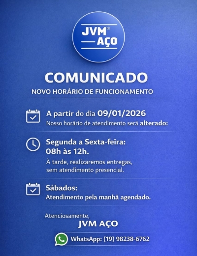 Comunicado JVM Aço